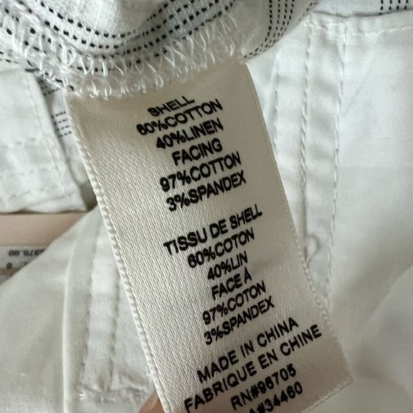 New Rebecca Taylor Striped Wide Leg Suit Pants Snow and Black NWT Women’s 0 - Picture 13 of 14